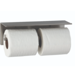 Bobrick B-540 Surface Mounted Toilet Tissue Dispenser & Utility Shelf